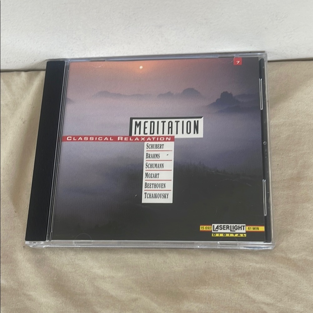 ⭐️ Meditation Classical Relaxation CD 1991 Delta Music Rare Vintage Digital Disc